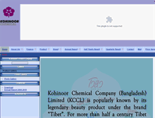 Tablet Screenshot of kohinoor-bd.com